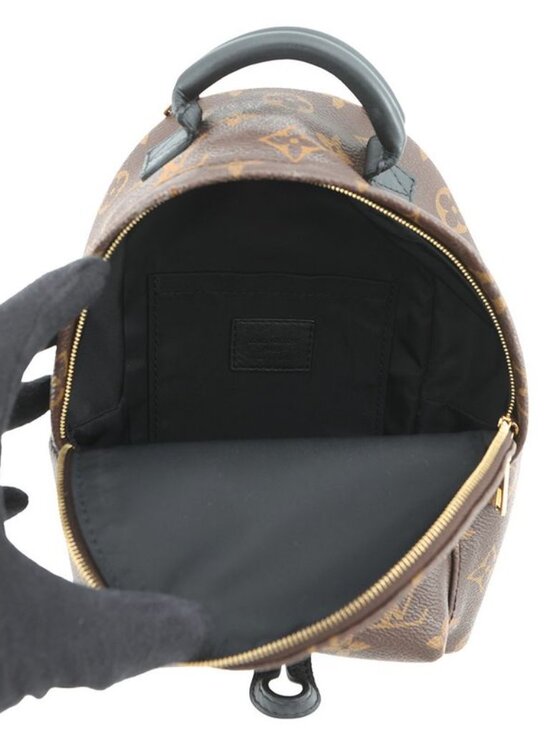 Louis Vuitton Backpack Monogram Palm Spring Mini Noir Black main image 4